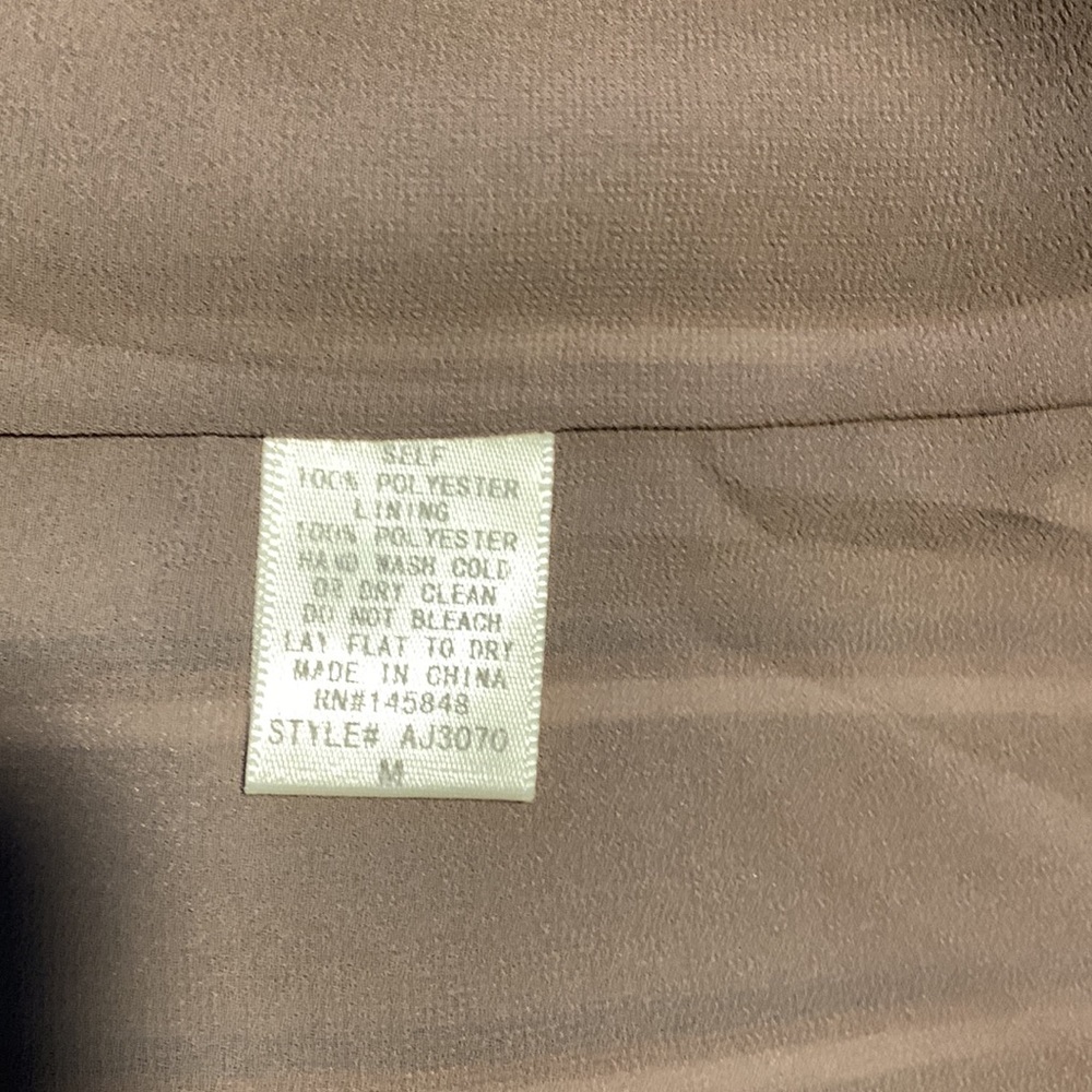 NWT Striped Open-front Duster-size medium - Picture 4 of 5